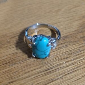 Silver Ring with Turquoise Stone